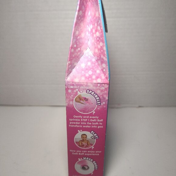 GLITTER GELLI BAFF 300 GRAMS 1 PC FUN WATER BATH TIME GOO NOVELTY TOY KIDS-PINK - Picture 2 of 4